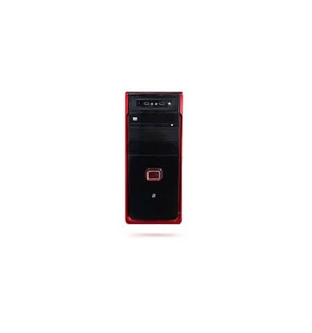 Корпус и блок питания ITL 812 Black/Red 500W