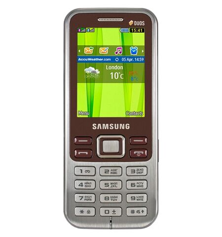 Мобильный телефон Samsung GT-C3322 Duos Wine Red