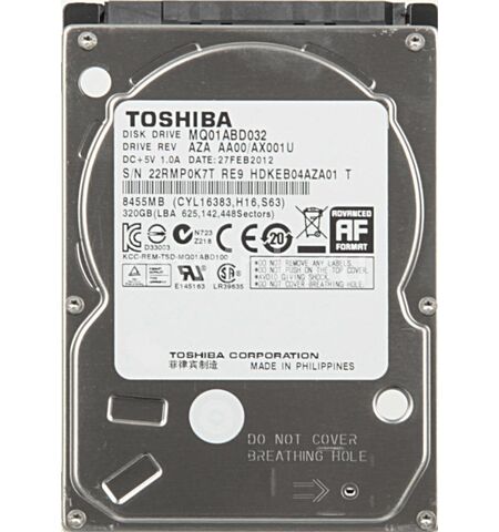 TOSHIBA MQ01ABD 320GB (MQ01ABD032)