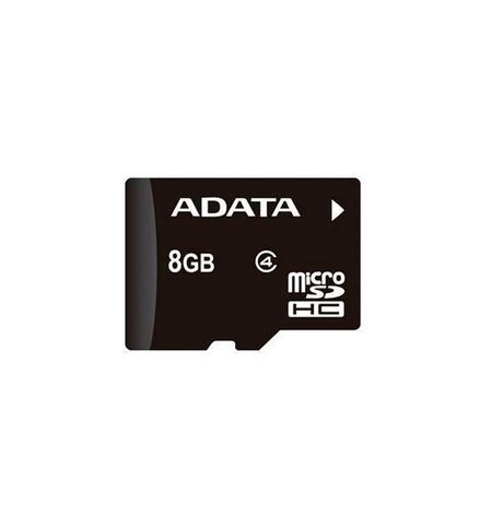 Карта памяти ADATA microSDHC 8GB Class 4 (AUSDH8GCL4-R)