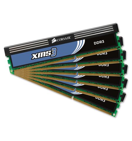 Оперативная память Corsair XMS3 6x2GB DDR3-1600 DIMM PC3-12800 KIT (HX3X12G1600C9)
