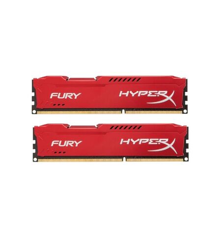 Оперативная память Kingston HyperX Fury Red 16GB kit (2x8GB) DDR3-1600 PC3-12800 (HX316C10FRK2/16)