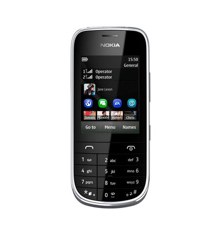 Мобильный телефон Nokia 202 Asha (Dual Sim) Dark Grey