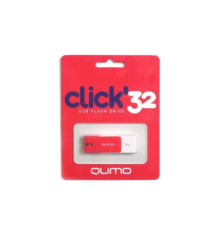 USB Flash QUMO Click 32GB Crimson