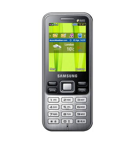 Samsung GT-C3322 Duos Metal Black