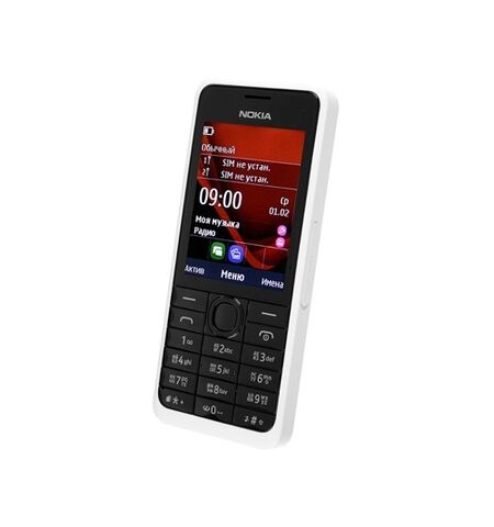 Мобильный телефон Nokia 301 (Dual Sim) White