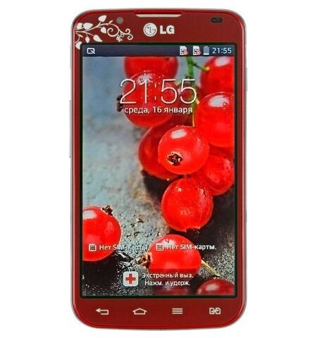 Смартфон  LG P715 Optimus L7 II Dual Red