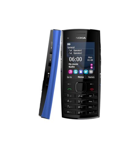 Мобильный телефон Nokia X2-02 (Dual Sim) ocean blue