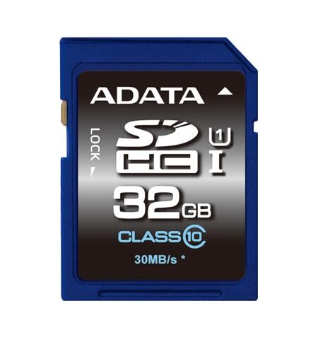 Карта памяти ADATA Premier SDHC 32GB Class 10 UHS-I U1