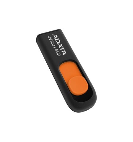 USB Flash A-Data DashDrive UV120 Black/Orange 8GB (AUV120-8G-RBO)