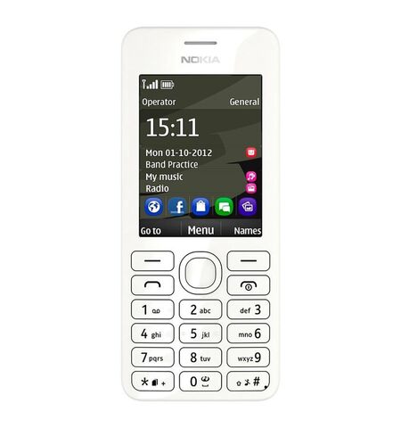 Смартфон Nokia 206.1 Asha White