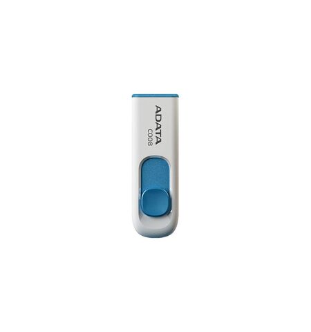 USB Flash ADATA C008 8GB White Blue (AC008-8G-RWE)