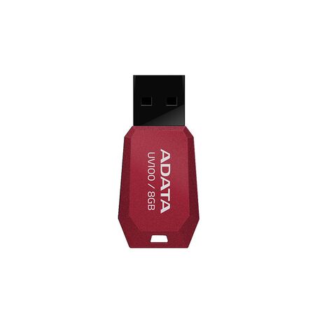 USB Flash ADATA DashDrive UV100 8GB Red (AUV100-8G-RRD)