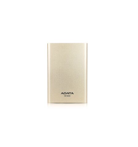 Внешний жесткий диск ADATA HC500 2TB Golden (AHC500-2TU3-CGD)