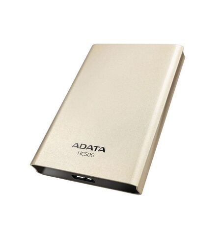 Внешний жесткий диск ADATA HC500 500GB Golden (AHC500-500GU3-CGD)