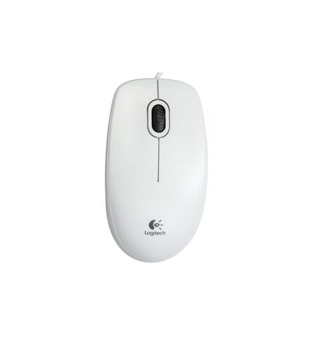 Мышь Logitech B100 Optical USB Mouse White