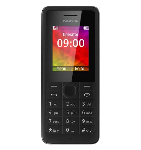Мобильный телефон Nokia 107 (Dual Sim) black