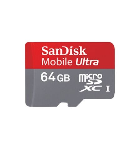 Карта памяти SanDisk Ultra microSDXC UHS-I (Class 10) 64GB (SDSDQUA-064G-U46A)