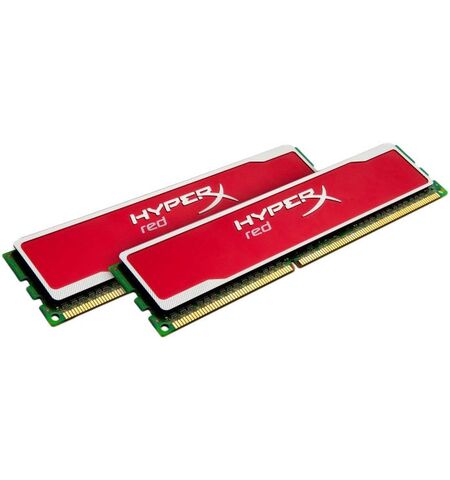 Оперативная память  Kingston HyperX blu: red 2x8GB KIT DDR3-1600 PC3-12800 (KHX16C10B1RK2/16X)