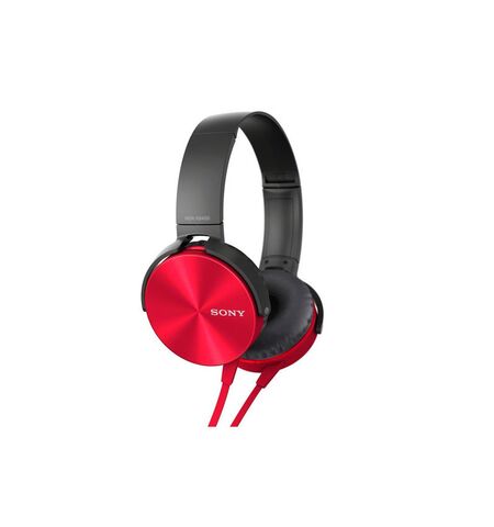 Гарнитура Sony MDR-XB450AP Red