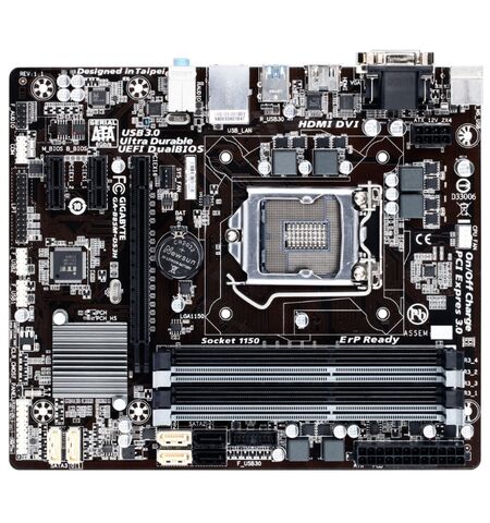 Материнская плата GIGABYTE GA-B85M-DS3H (rev. 1.1)