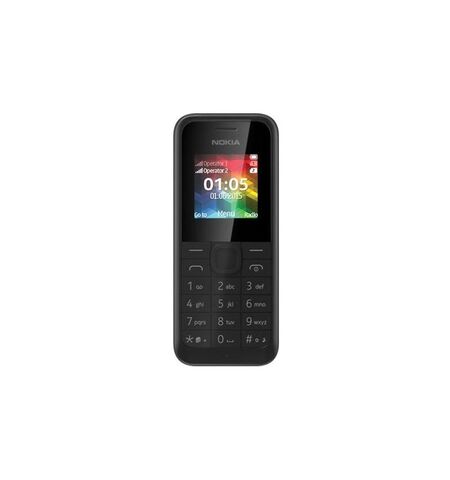 Кнопочный телефон Nokia 105 Dual Sim (RM-1133) Black