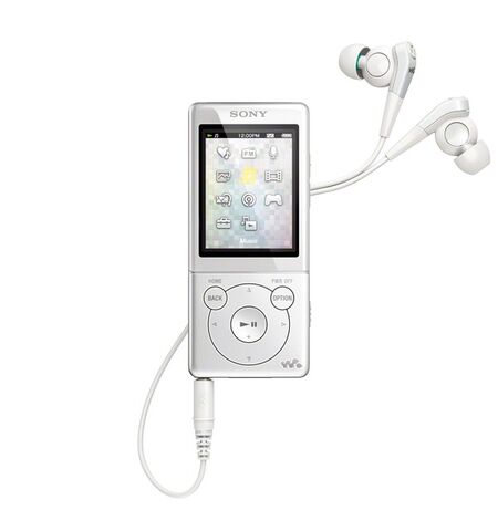 MP3-плеер Sony NWZ-E573 White (4Gb)