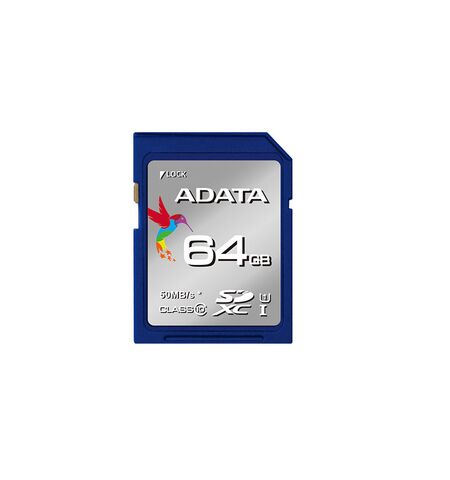 Карта памяти ADATA Premier SDXC 64GB Class 10 UHS-I