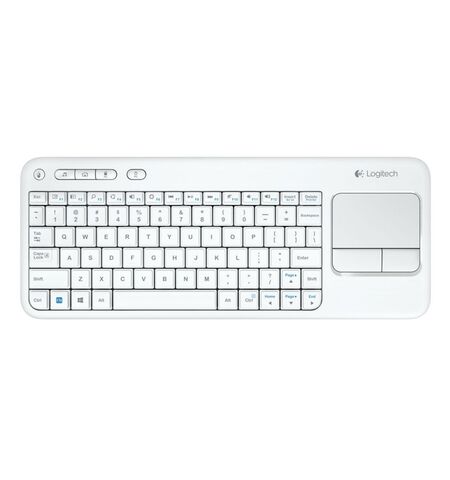 Клавиатура Logitech K400 Wireless Touch Keyboard White (920-005931)