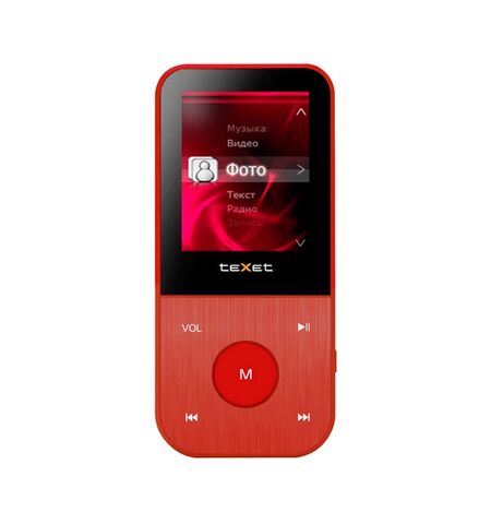 MP3-плеер teXet T-150 8GB Red