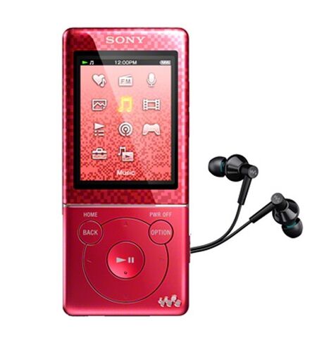 MP3-плеер Sony NWZ-E474 Red (8Gb)