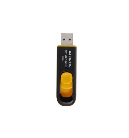 USB Flash ADATA DashDrive UV128 32GB (AUV128-32G-RBY) Black-Yellow