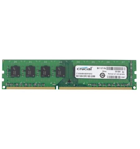 Оперативная память Crucial 8GB DDR3-1600 PC3-12800 (CT102464BA160B)