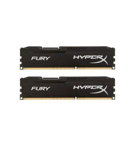 Оперативная память Kingston HyperX Fury Black 8GB kit (2x4GB) DDR3-1866 PC3-14900 (HX318C10FBK2/8)