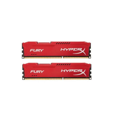 Оперативная память Kingston HyperX Fury Red 8GB kit (2x4GB) DDR3-1866 PC3-14900 (HX318C10FRK2/8)