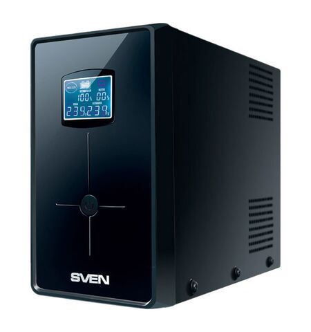 Источник бесперебойного питания SVEN Pro+ 1000 (LCD, USB)