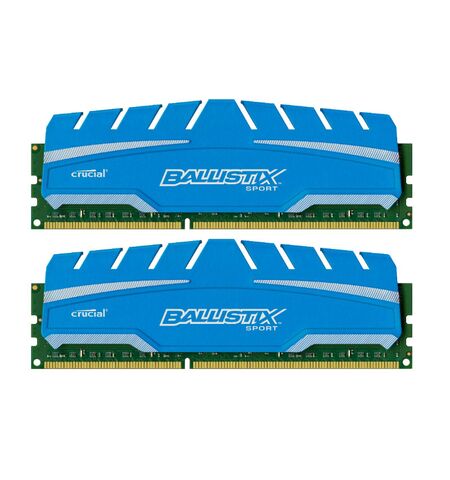 Оперативная память Crucial Ballistix Sport XT 16GB kit (2x8GB) DDR3-1866 PC3-14900 (BLS2C8G3D18ADS3CEU)