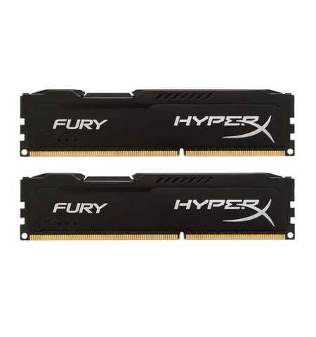 Оперативная память Kingston HyperX Fury Black 16GB kit (2x8GB) DDR3-1600 PC3-12800 (HX316C10FBK2/16)