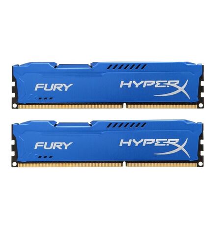 Оперативная память Kingston HyperX Fury Blue 16GB kit (2x8GB) DDR3-1866 PC3-14900 (HX318C10FK2/16)
