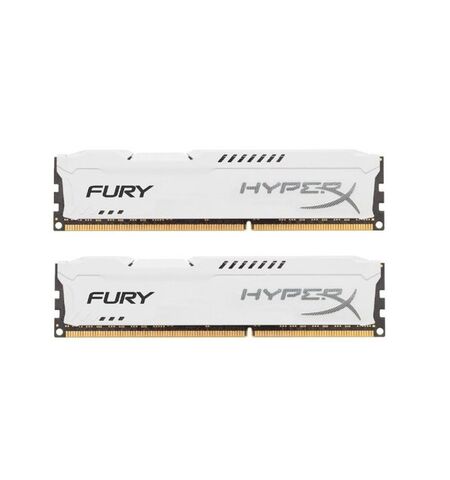 Оперативная память Kingston HyperX Fury White 8GB kit (2x4GB) DDR3-1600 PC3-12800 (HX316C10FWK2/8)