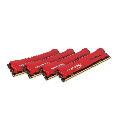 Оперативная память Kingston HyperX Savage 32GB kit (4x8GB) DDR3-1866 PC3-14900 (HX318C9SRK4/32)