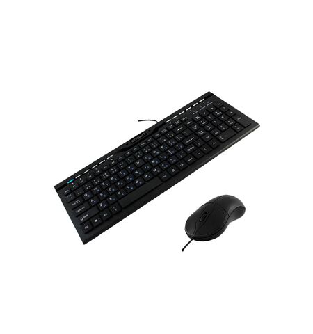 Комплект клавиатура + мышь CROWN CMMK-855 Black