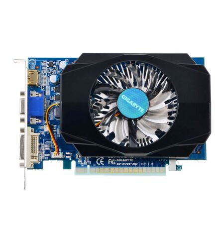 Видеокарта GIGABYTE GeForce GT 730 2GB DDR3 (GV-N730-2GI)