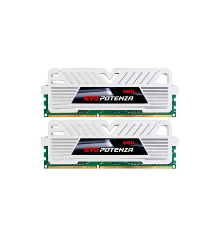Оперативная память GeIL EVO Potenza Frost White 8GB kit (4GBx2) DDR3-1600 PC3-12800 (GPW38GB1600C9DC)
