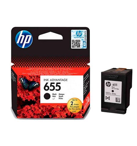 Оригинальный картридж HP 655 Black (CZ109AE)