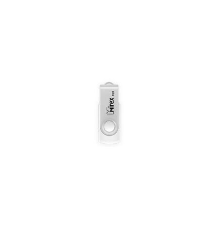 USB Flash Mirex SWIVEL 8GB White (13600-FMUSWT08)