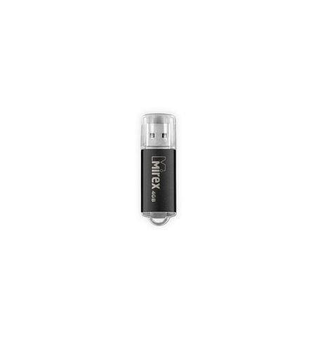 USB Flash Mirex UNIT 4GB Black (13600-FMUUND04)