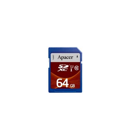 Карта памяти Apacer 64GB SDXC Class 10 UHS-I (AP64GSDXC10U1-R)