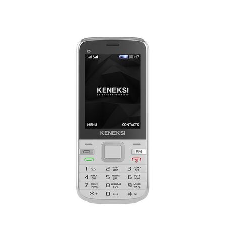 Кнопочный телефон Keneksi K5 Silver