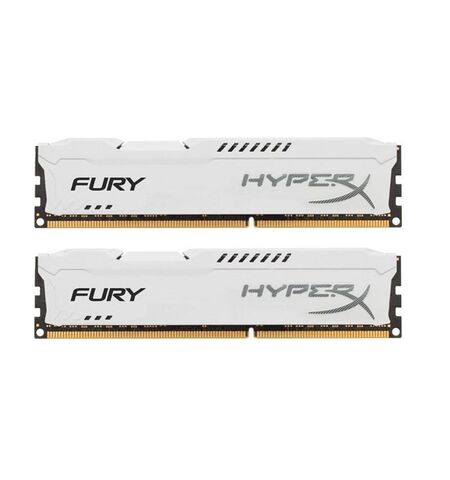 Оперативная память Kingston HyperX Fury White 16GB kit (2x8GB) DDR3-1600 PC3-12800 (HX316C10FWK2/16)